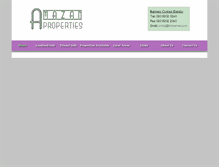 Tablet Screenshot of amazanproperties.co.uk